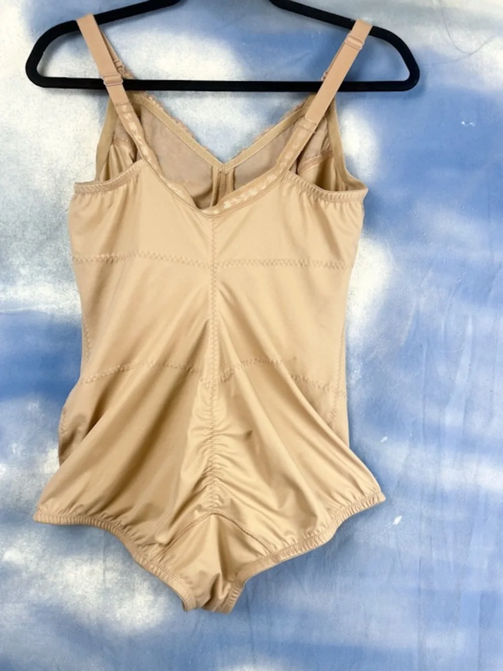 Flexees by Maidenform vintage shapewear teddy 38dd